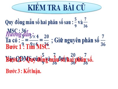 Bài giảng môn Toán Khối 4 - Bài 106: Luyện tập chung trang 118 - Năm học 2020-2021