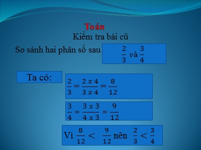 Bài giảng môn Toán Khối 4 - Bài 111: Luyện tập chung trang 123 phần 1