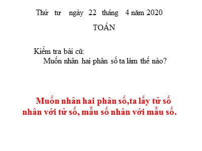 Bài giảng môn Toán Lớp 4 - Bài 123: Luyện tập trang 133 - Năm học 2019-2020