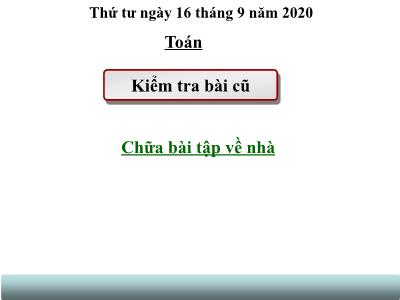 Bài giảng môn Toán Lớp 4 - Bài 8: Hàng và lớp - Năm học 2020-2021