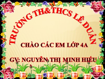 Bài giảng Toán Lớp 4 - Bài 114: Phép cộng phân số - Nguyễn Thị Minh Hiếu