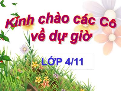 Bài giảng Toán Lớp 4 - Bài 50: Tính chất giao hoán của phép nhân - Năm học 2018-2019