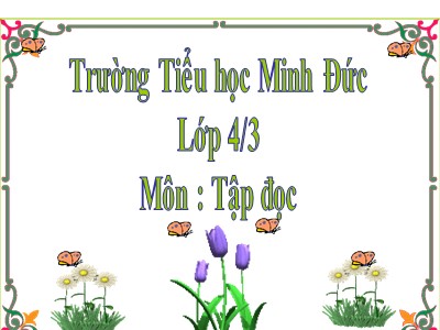 Bài giảng Tập đọc Lớp 4 - Tuần 20: Trống đồng Đông Sơn - Năm học 2020-2021 - Trường Tiểu học Minh Đức