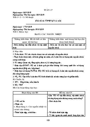 Giáo án điện tử Buổi chiều Lớp 4 - Tuần 27 - Năm học 2018-2019