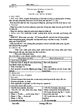 Giáo án điện tử Khối 4 (Công văn 2345) - Tuần 13 - Năm học 2021-2022