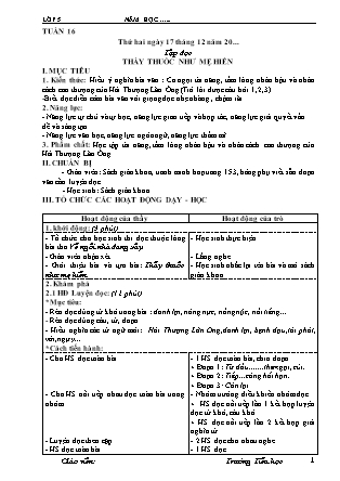 Giáo án điện tử Khối 4 (Công văn 2345) - Tuần 16 - Năm học 2021-2022