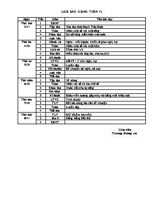 Giáo án điện tử Lớp 4 - Tuần 12 - Năm học 2014-2015 - Trương Hoàng An