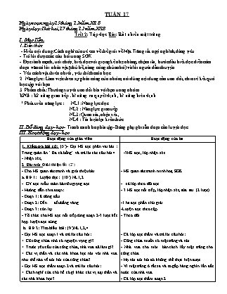 Giáo án điện tử Lớp 4 - Tuần 17  - Năm học 2020-2021 (Chuẩn kiến thức kỹ năng)