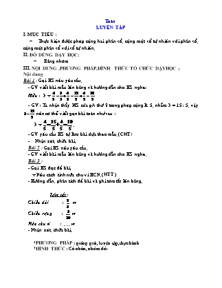 Giáo án điện tử Lớp 4 - Tuần 24