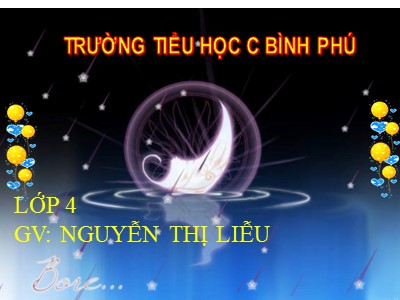 Bài giảng Chính tả Lớp 4 - Tuần 14: Nghe viết Chiếc áo búp bê - Năm học 2021-2022 - Nguyễn Thị Liễu