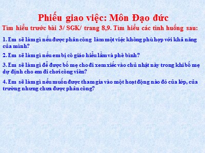 Bài giảng Đạo đức 4 - Bài 3: Biết bày tỏ ý kiến (Tiết 1) - Năm học 2021-2022