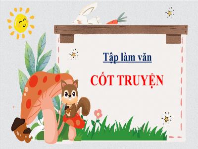 Bài giảng Tập làm văn Lớp 4 - Tuần 4, Bài: Cốt truyện - Năm học 2022-2023 - Lê Thị Hồng Hạnh