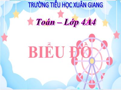 Bài giảng Toán Lớp 4 - Bài: Biểu đồ - Năm học 2022-2023 - Đặng Thị Xuân