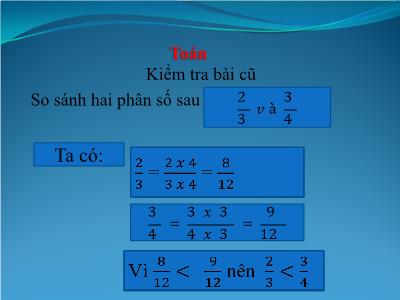 Bài giảng Toán Lớp 4 - Tiết 111: Luyện tập chung (Trang 123) - Năm học 2022-2023 - Lê Thị Hằng Khánh