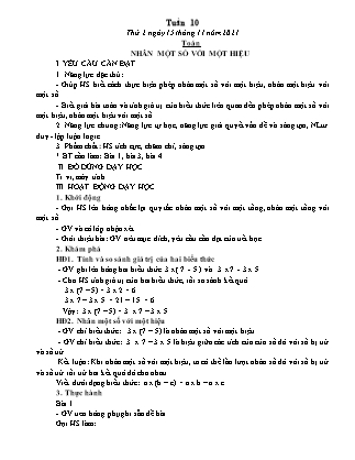 Kế hoạch bài dạy Toán, Tiếng Việt Lớp 4 - Tuần 10 - Năm học 2021-2022 - Thiều Thị Liên