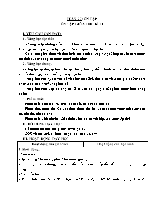 Giáo án Đạo đức 4 (Kết nối tri thức) - Tuần 27