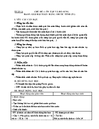 Giáo án Toán Lớp 4 (Kết nối tri thức) - Tuần 3