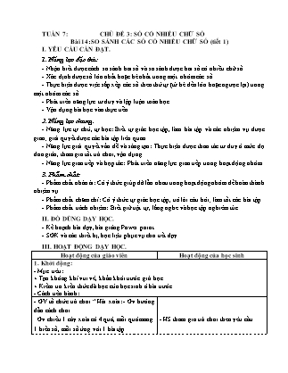 Giáo án Toán Lớp 4 (Kết nối tri thức) - Tuần 7