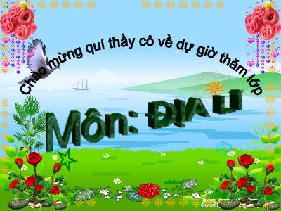 Bài giảng môn Địa Lí Lớp 4 - Tuần 6, Bài 5: Tây Nguyên (GV: Hà Thị Hòa)