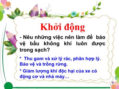 Bài giảng môn Khoa Học 4 - Bài 41: Âm thanh