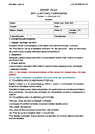Kế hoạch bài dạy Tiếng Anh Global Success Lớp 4 - Tuần 25 - Năm học 2026-2027 (Tích hợp Năng lực số và AI)