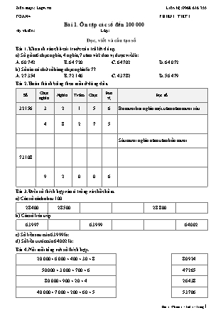 Phiếu Bài tập hằng ngày môn Toán Lớp 4 - Trọn bộ cả năm - Sách KNTT (Năm học 2026-2027)